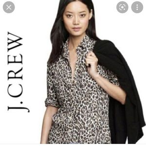 J.Crew The perfect shirt in leopard